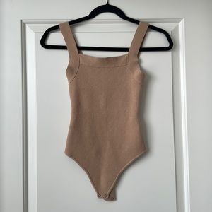 Tan bodysuit from Abercrombie